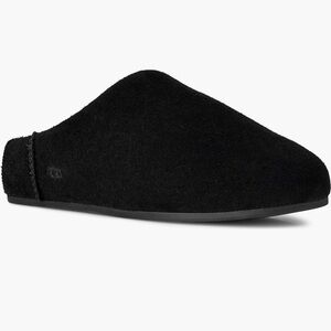 NEW UGG Elea Waterproof Suede Slipper in Black